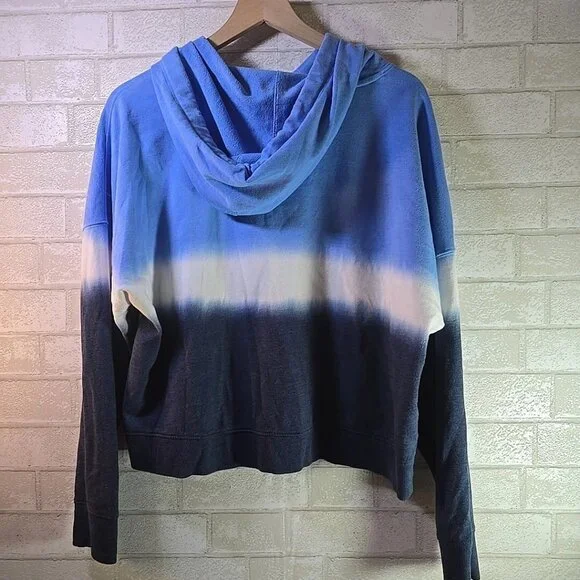2 Calvin Klein Women Tie Dye Block Monogram Logo Cropped Hoodies Size XL & XXL - Picture 6 of 14